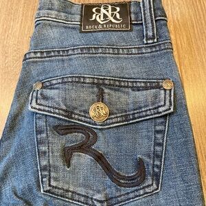 Rock & Republic Jeans with Embroidered Pocket